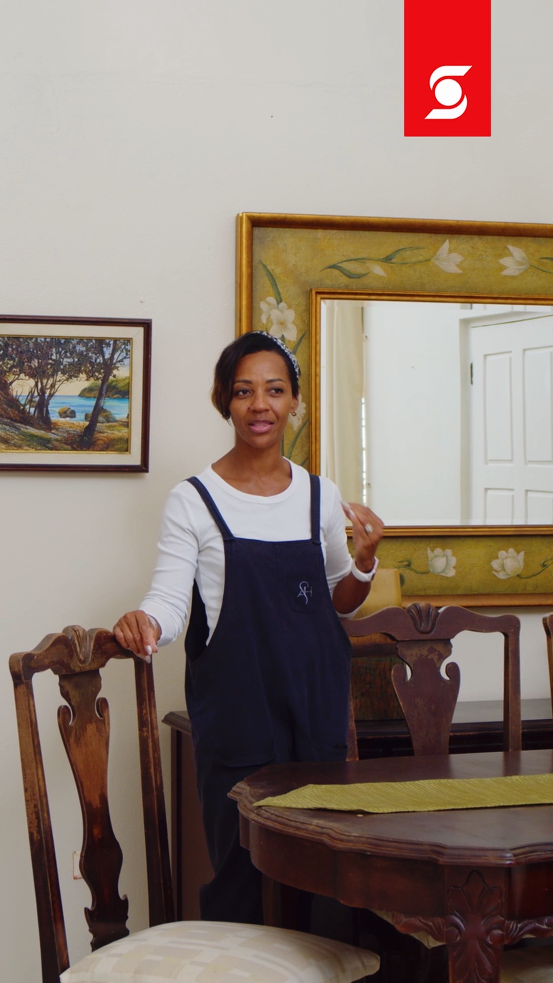 Instagram post by @angeliespeno for Scotiabank. Caption reads: The dining room is more than a place to eat — it’s....