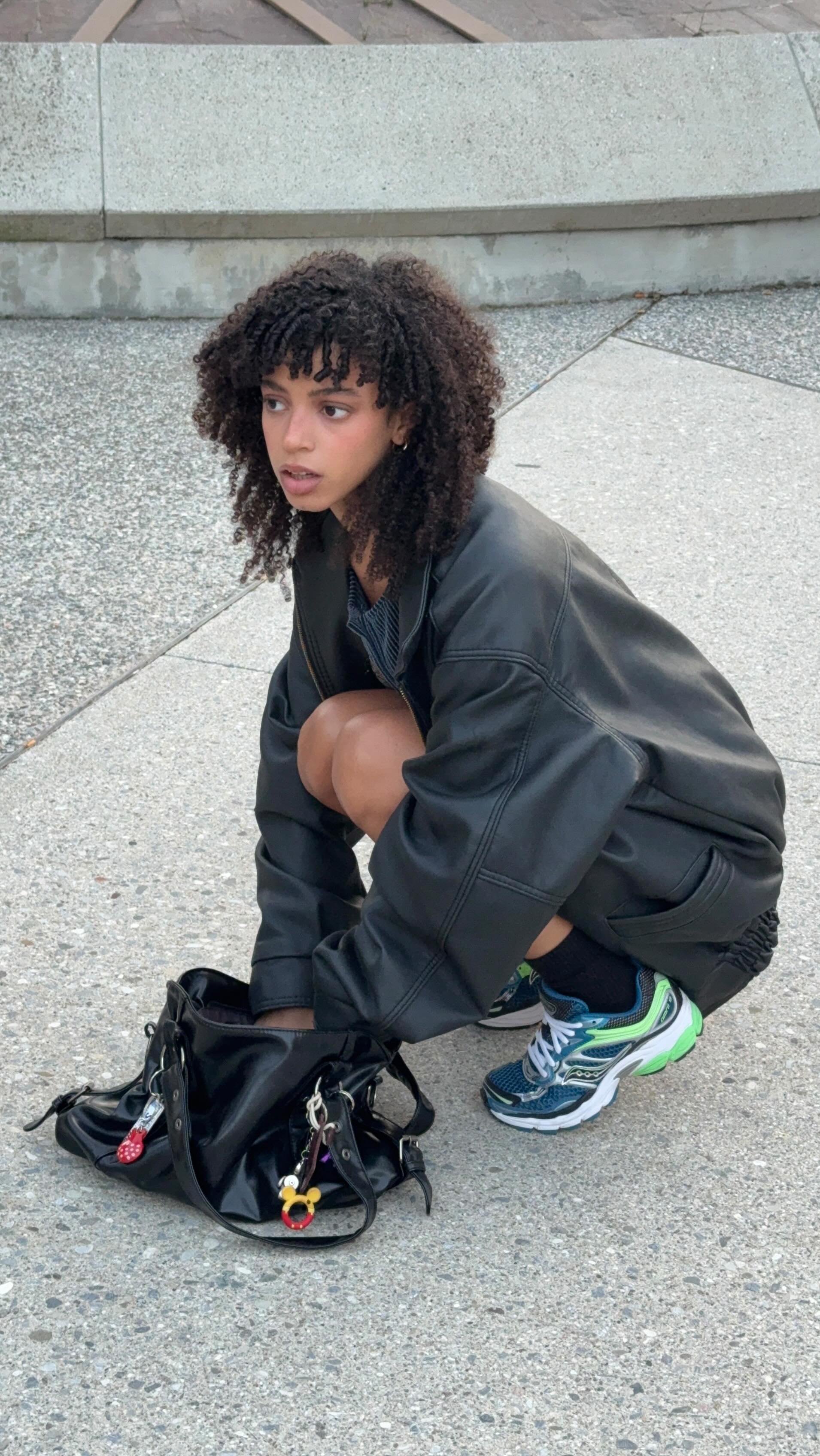 Instagram post by @riphuda for AW LAB. Caption reads: living in my new Saucony Omni 9 💙
available now....