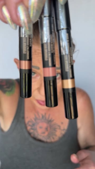 Instagram post by @just_janci for NUDESTIX. Caption reads: @nudestix 𝗦𝗛𝗢𝗣-𝗛𝗘𝗥𝗘 : #nudestixpartner....