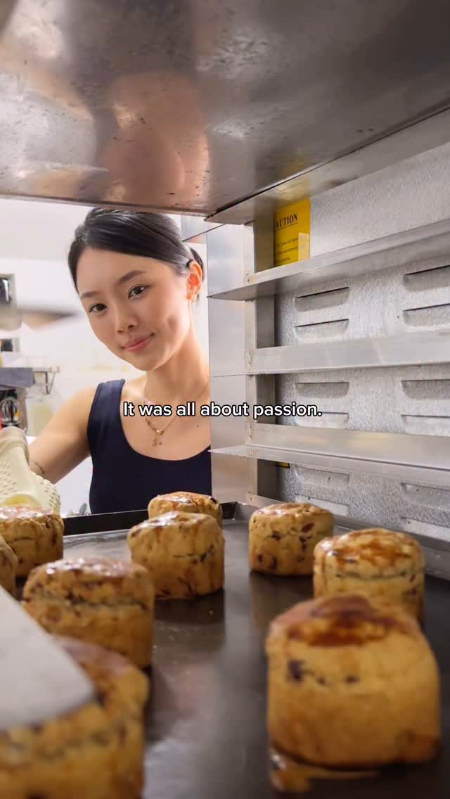 Instagram post by @zhysin for Intuit QuickBooks. Caption reads: #Ad As much as I love baking and having my own....
