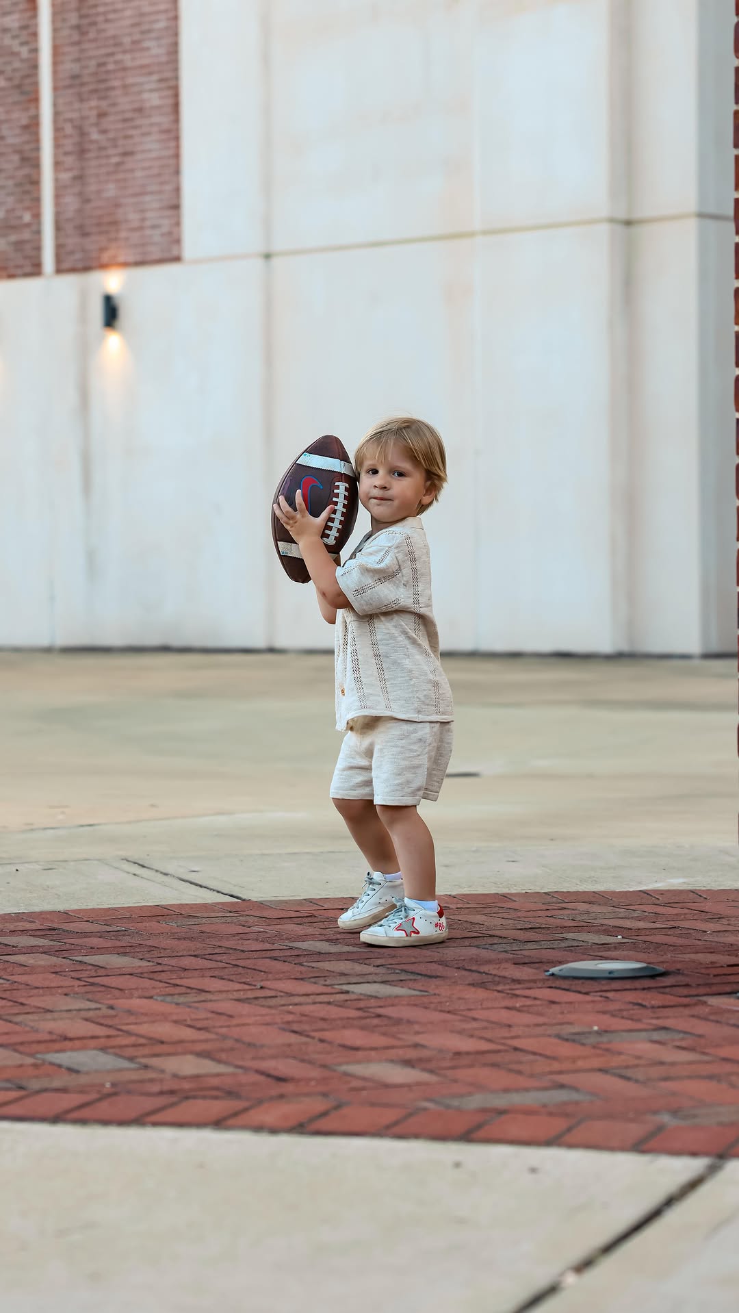 Instagram post by @calipries for Finish Dishwashing US. Caption reads: #ad My husband is tackling on the field and....
