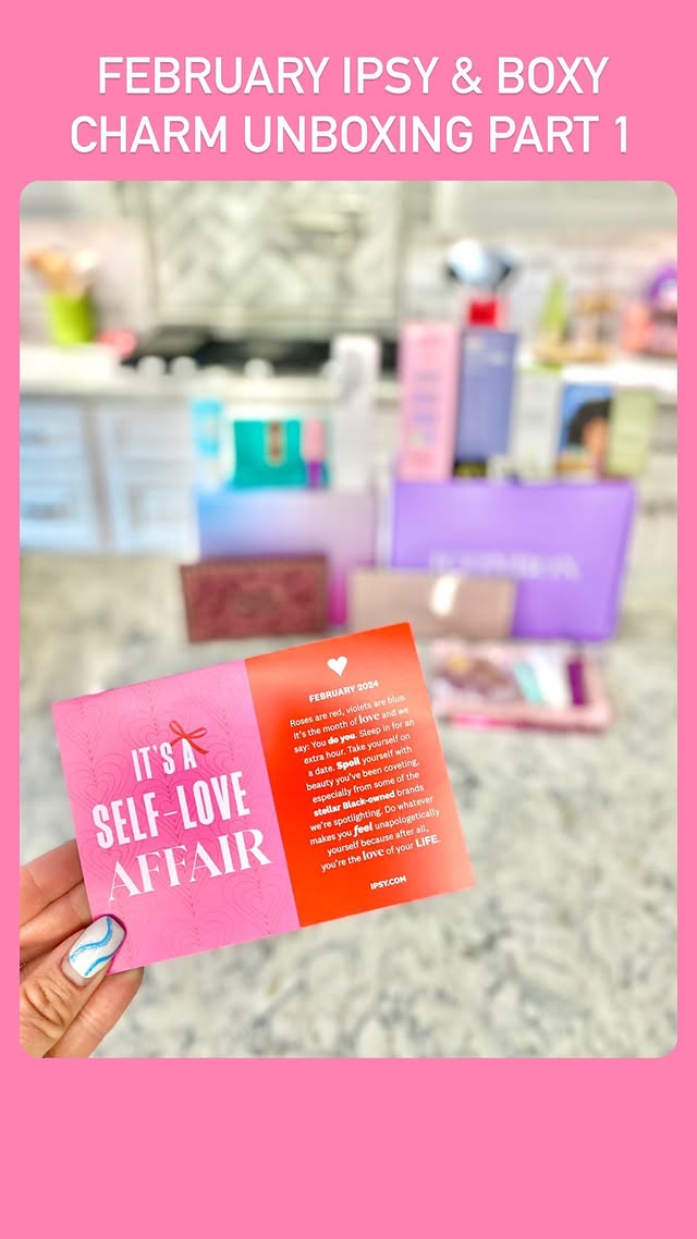 Instagram post by @magicfamilyadventures for BOXYCHARM. Caption reads: [...] Moisturizer: @this.is.feel 🩵BOXYCHARM $28🩵....