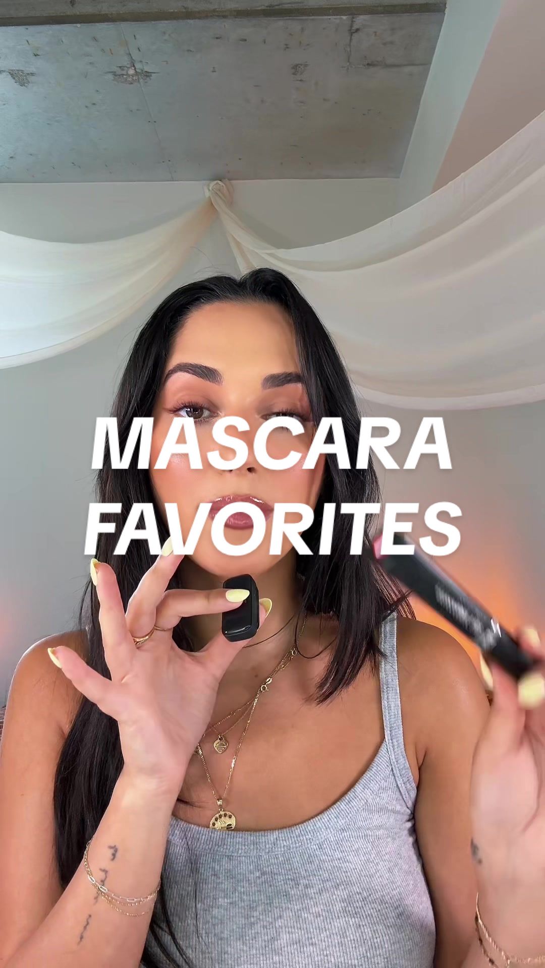 TikTok post by @daniellalopez9988 for ILIA Beauty. Caption reads: [...] #makeup #makeupfavorites @ILIA Beauty....