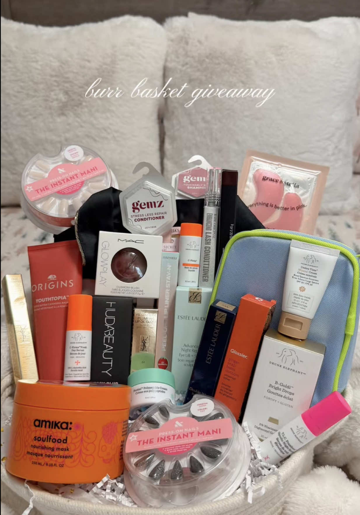 TikTok post by @kaylie_rady for Babe Original. Caption reads: ❄️our BIGGEST giveaway EVER is finally here and....