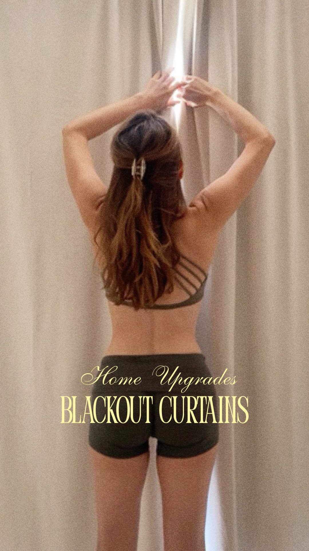 Instagram post by @stylesprinter for Half Price Drapes. Caption reads: [...] of sleep I’ve been dreaming of....