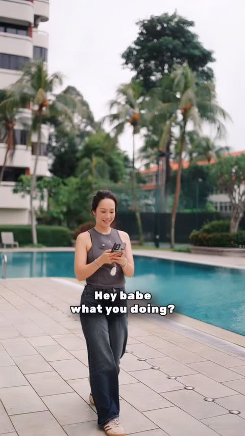 Instagram post by @victoriacheng for DBS Bank. Caption reads: My DBS Points are quietly funding skins and battle....