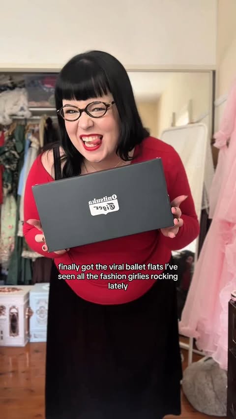 Instagram post by @thebrontemarie for Onitsuka Tiger. Caption reads: in 2026 I want to do more cool casual fashion....