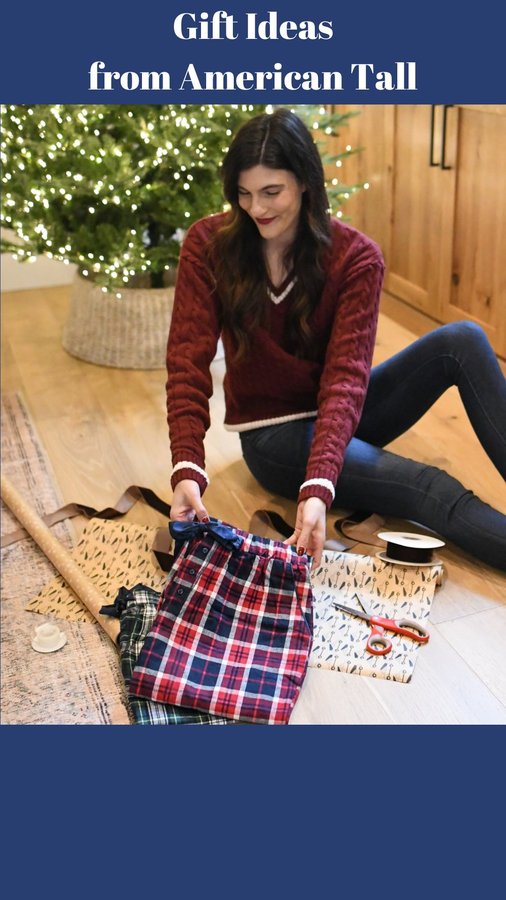 Instagram post by @alison.m.bagley for American Tall. Caption reads: The @american_tall Black Friday sale is here! 🙌🏻....