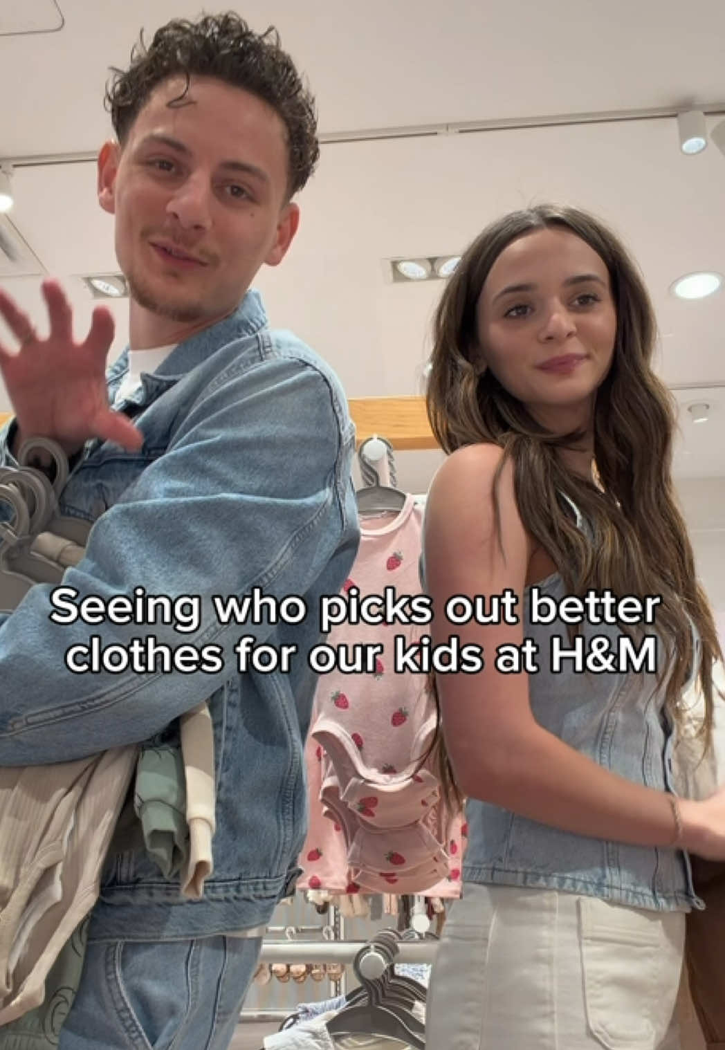 TikTok post by @creator___ for H&M. Caption reads: Be honest, who do you think won? @H&M #ad....