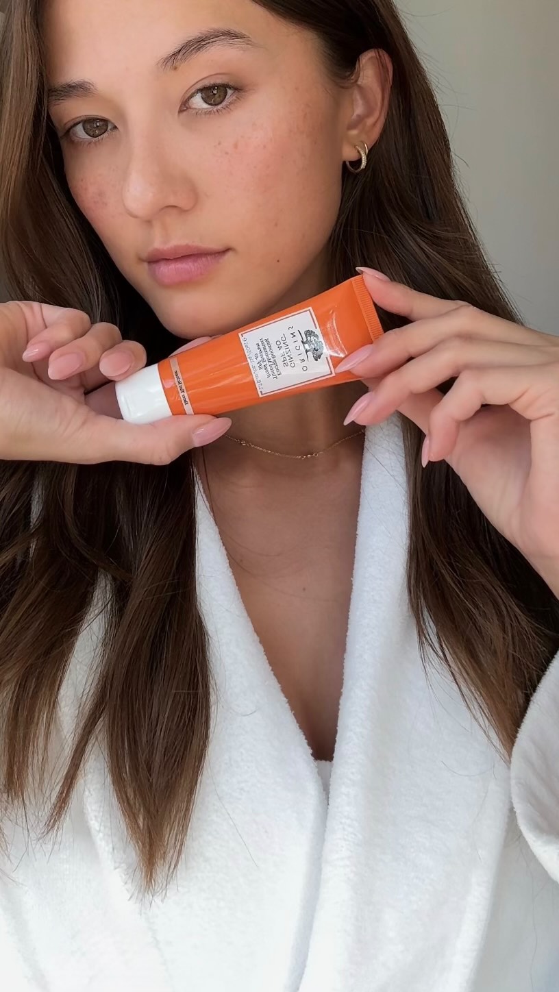 Instagram post by @summermarshall for Origins. Caption reads: shop the @origins Ginzing Tinted Moisturizer at....