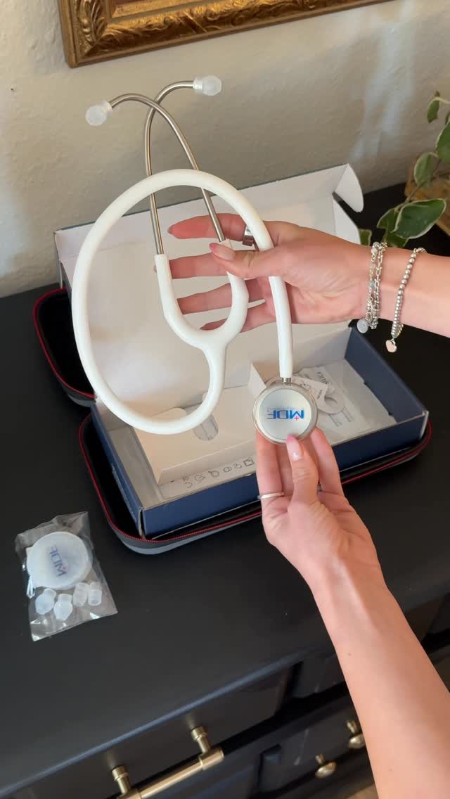 Instagram post by @nurse.maddi for MDF Instruments. Caption reads: [...] after 6 years with my last....