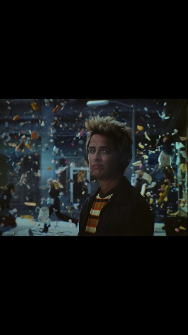 Instagram post by @greendayinc for Marshall Headphones. Caption reads: @billiejoearmstrong x @marshallheadphones full ad....