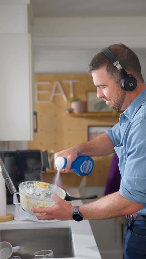 Instagram post by @andyseastcoastkitchen_ for Dawn. Caption reads: #DawnPartner #CascadePartner #ad After a big [...].