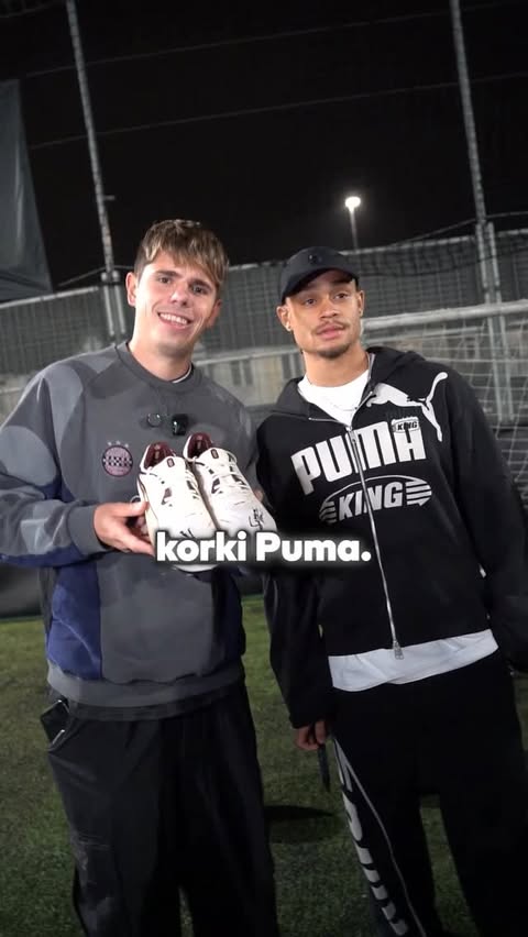 Instagram post by @qesek for R-GOL. Caption reads: Xavi Simons dał mi autograf ❤️⚽️ @r_gol_football....