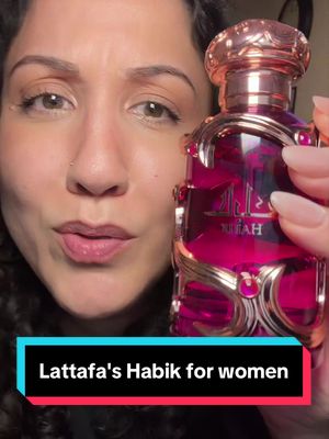 TikTok post by @nessasary1031 for Oudware. Caption reads: @Oudware @LATTAFA USA Habik for women edp [...].