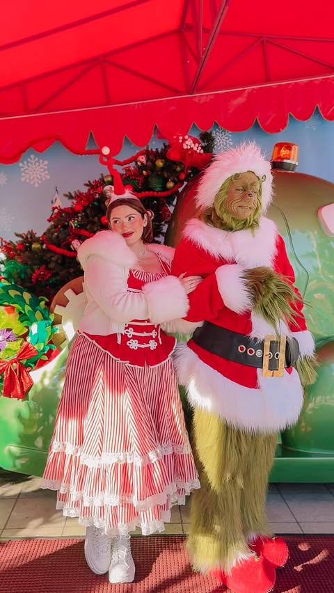 Instagram post by @nataldee for Universal Studios Hollywood. Caption reads: That’s my man 😌💚 
You can meet my man at....