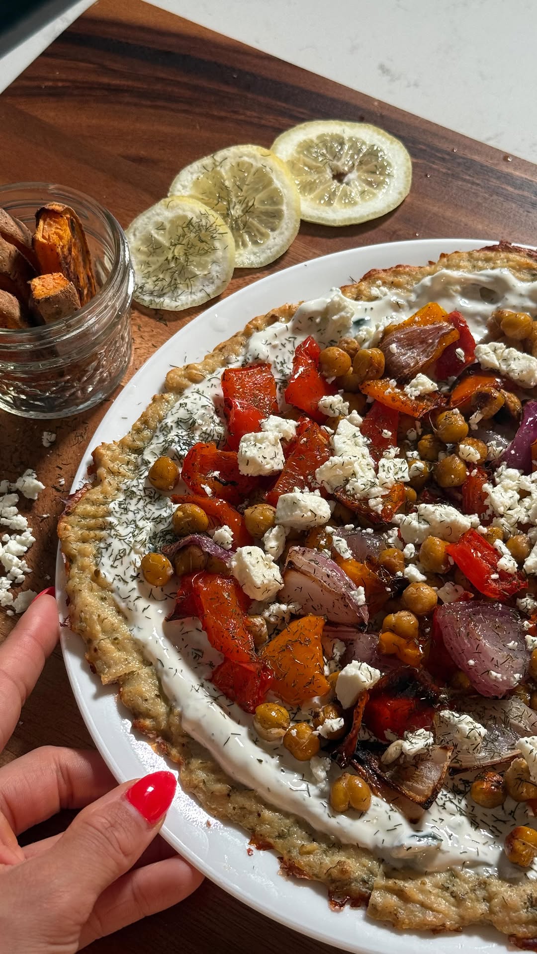 Instagram post by @ellie_teale for LaCroix Water. Caption reads: Easy weeknight meal 🤭 this recipe is easy and....