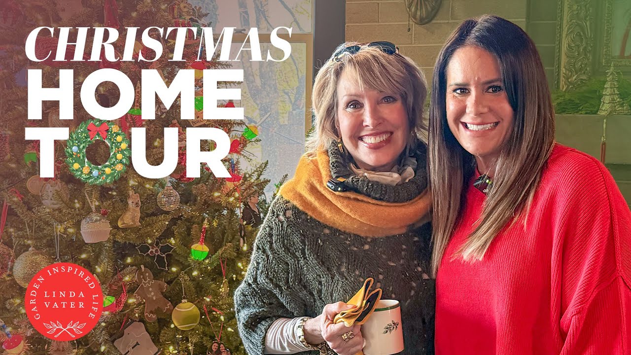 YouTube post by @LindaVater for Manukora. Caption reads: A Christmas Home Tour In My Neighborhood 🎄.