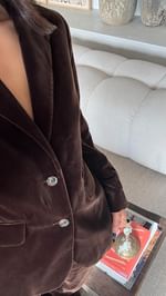 Instagram post by @sarah_kassmi for Soeur. Caption reads: Brown lover 🤎🍂 @soeur_paris - collaboration....