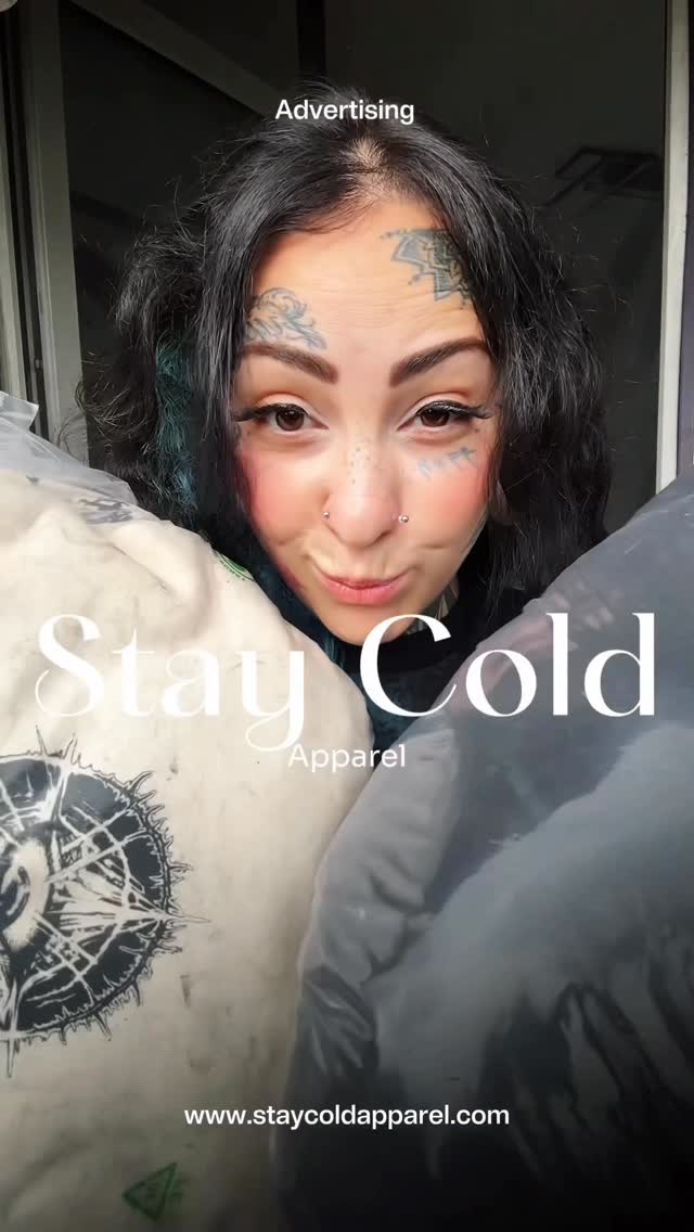 Instagram post by @vampvirya for STAY COLD APPAREL. Caption reads: [...] code Marry10 to save on your next....