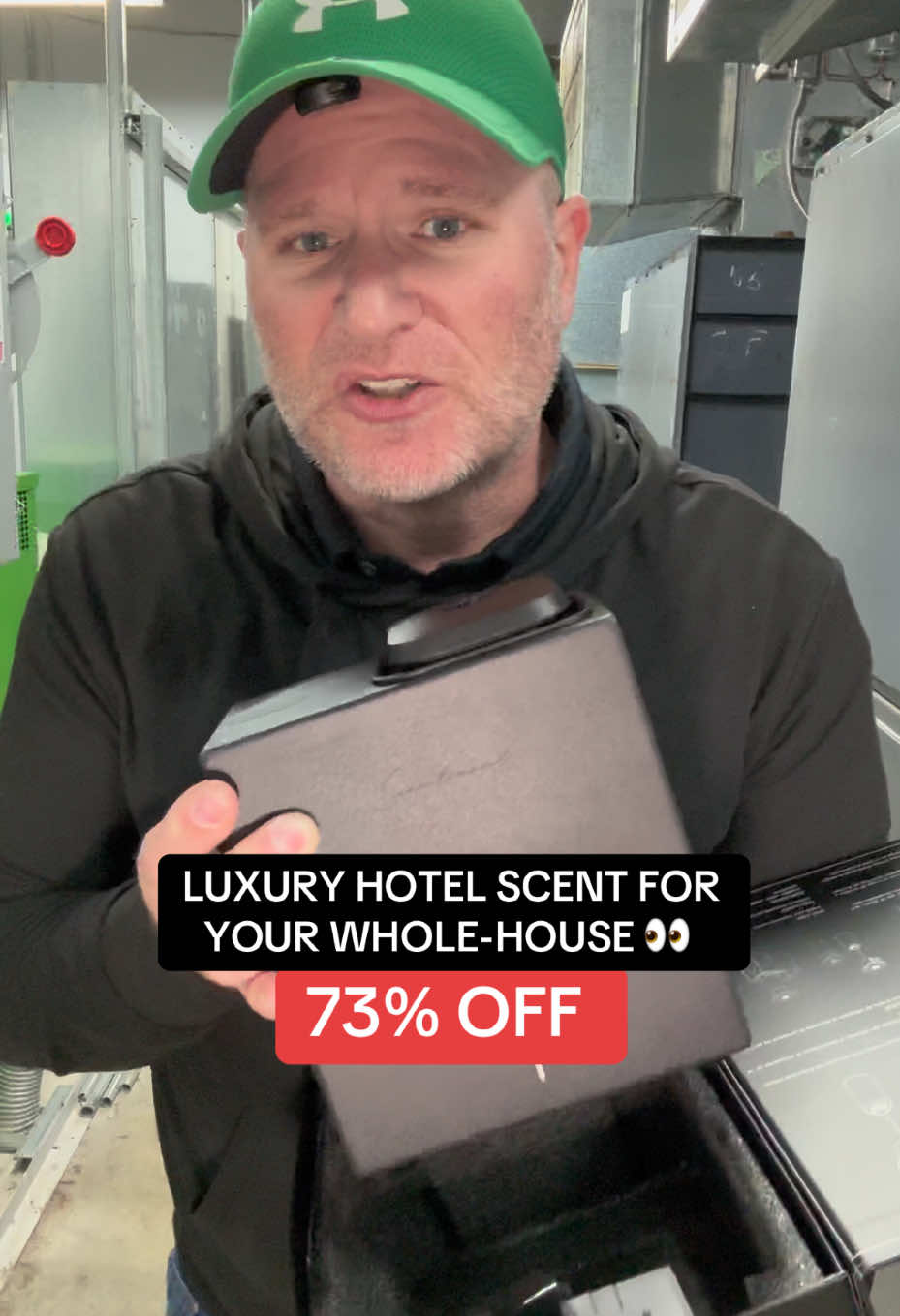 TikTok post by @parkpasstvlive for Scentiment. Caption reads: [...] #LuxuryLiving #SmartHome@Scentiment.
