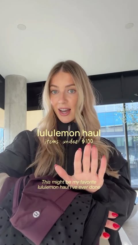 Instagram post by @brookemason for lululemon. Caption reads: once again saved the best for last 🤭 @lululemon....