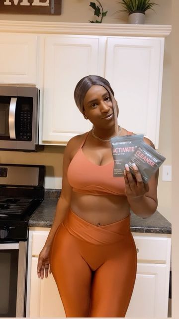 Instagram post by @lovejones_xo2 for Flat Tummy Tea. Caption reads: #ad @flattummyco Detox tea knows how to start my....