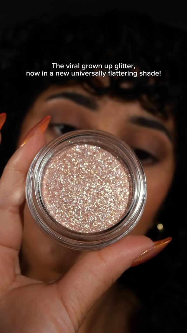 Instagram post by @noopur_makeup for Ulta Beauty. Caption reads: The viral grown up glitter, now in a new....