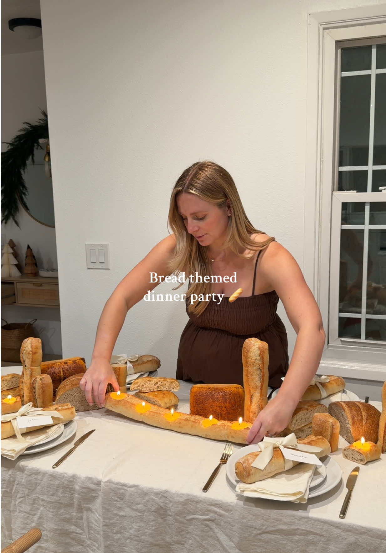 TikTok post by @alessandrabrontsema for Panera Bread. Caption reads: [...] 🥖🥖🥖with all the best bread from @Panera....