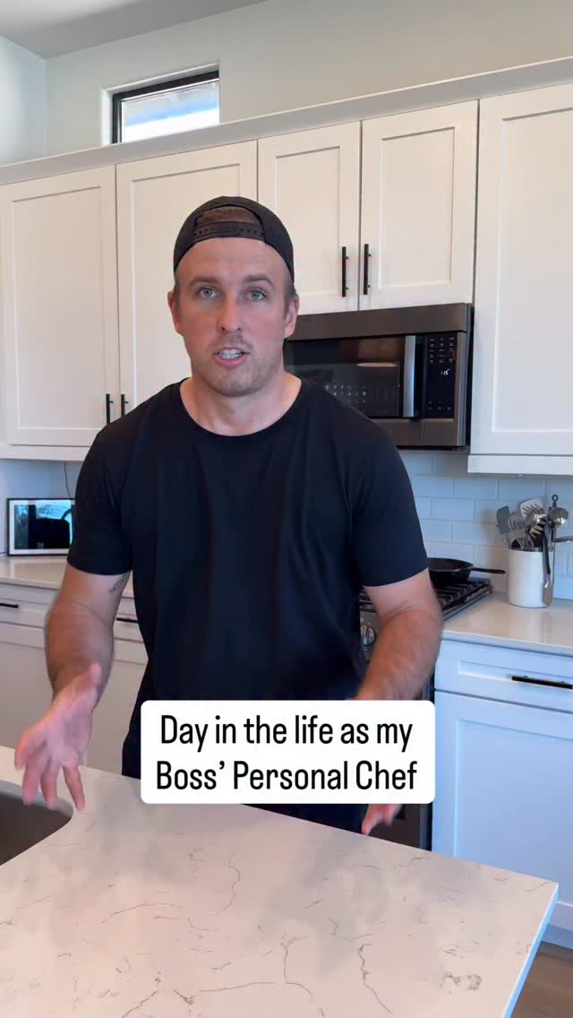 Instagram post by @petrgerber for LĒVO. Caption reads: I’m about to take my chef skills up a notch with....