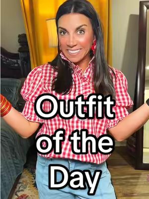 TikTok post by @halle.crook for SageVell. Caption reads: Outfit of the Day #teachersoftiktok #teacherootd....
