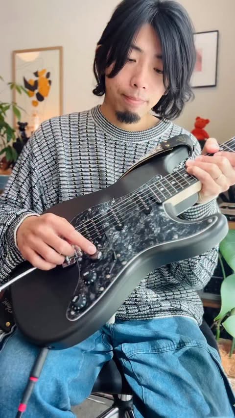Instagram post by @shingo.sekiguchi for ENYA MUSIC. Caption reads: If I ain’t got you with Xmari @enyamusicglobal 🎸....