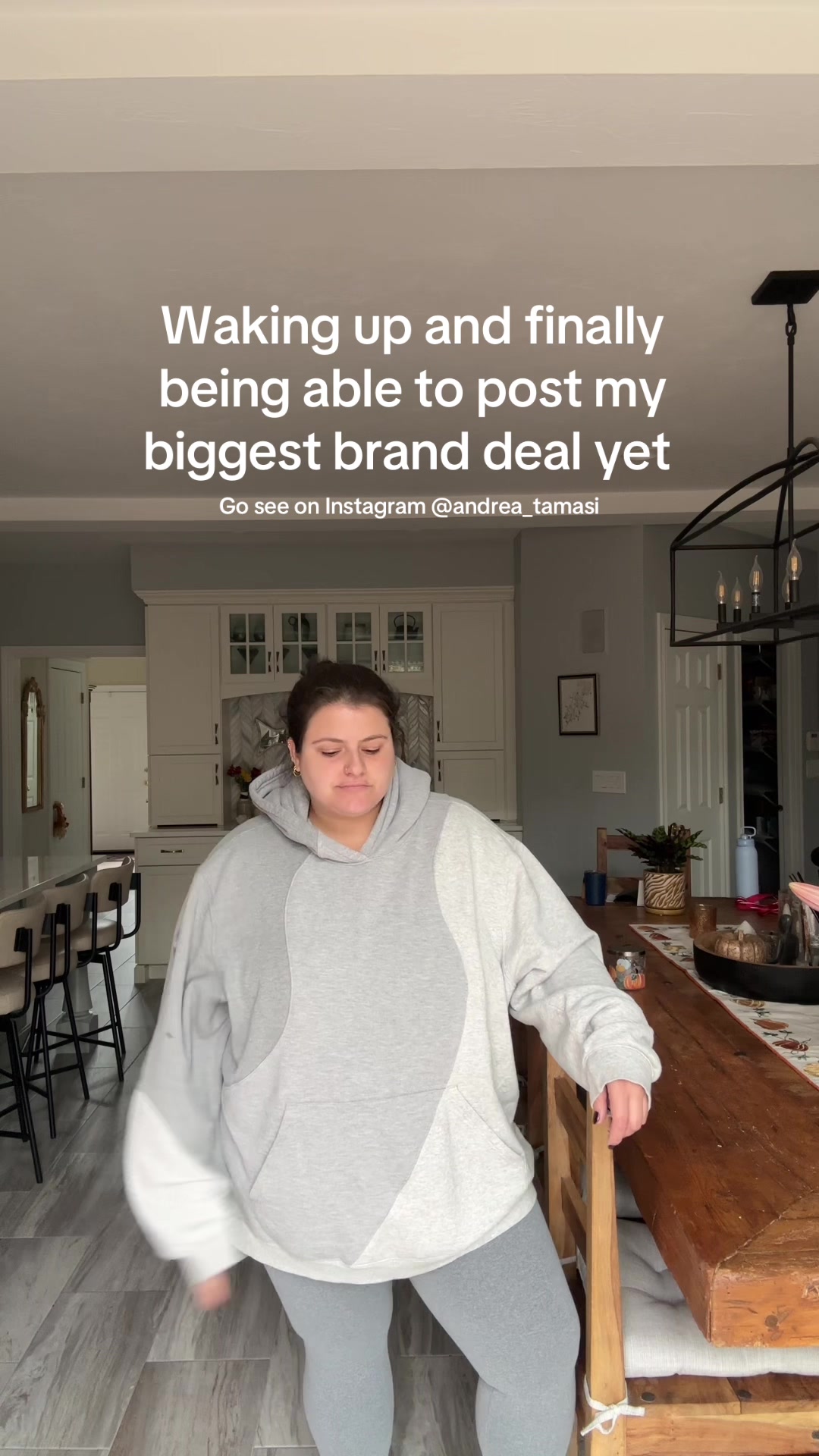 TikTok post by @andrea_tamasi for Sonic Drive-In. Caption reads: [...] my partnership with @Coca-Cola and @SONIC....