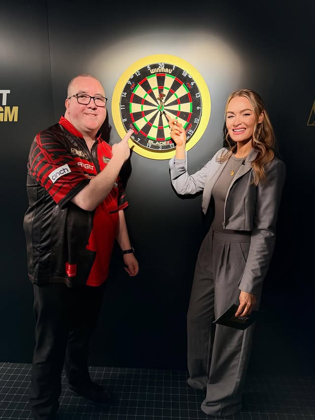 Instagram post by @stephenbunting180 for BetMGM. Caption reads: [...] of needle. A fun challenge for sponsors....