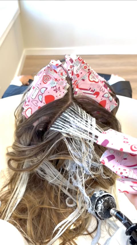 Instagram post by @adina_pignatare for COLORTRAK. Caption reads: [...] video! 💋 The cyber crush foils from....