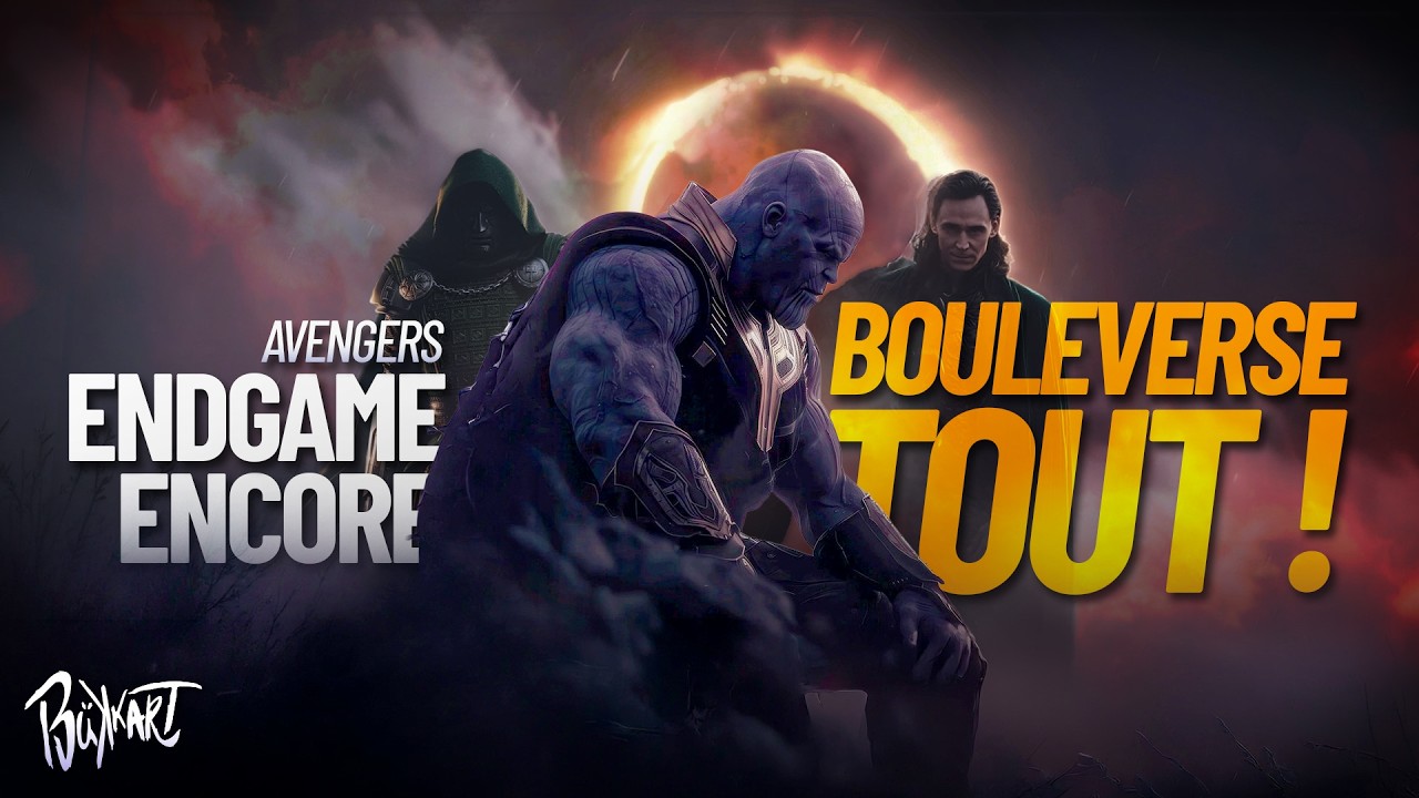 YouTube post by @kevinbukkart for NordVPN. Caption reads: Avengers Endgame Encore: The 4 Unseen Scenes....