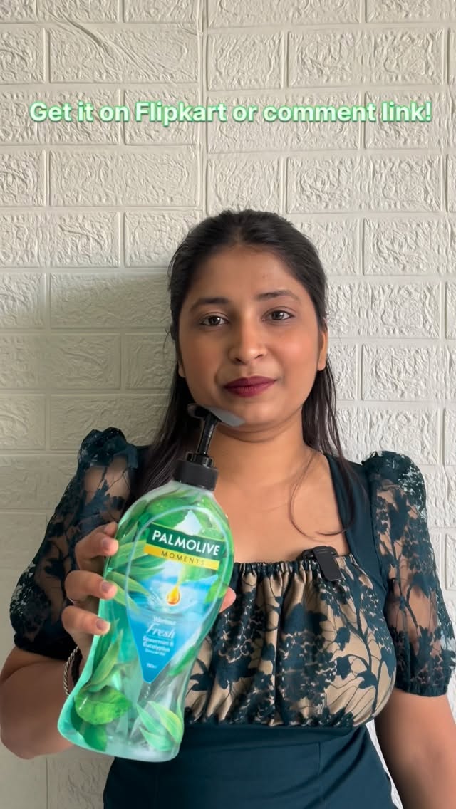 Instagram post by @rishikaagarwal.__ for Palmolive. Caption reads: Even during the festive madness, I never skip my....