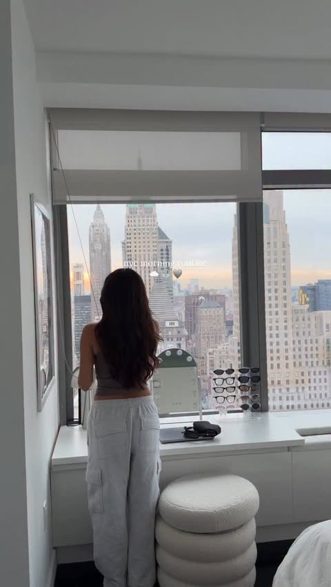 Instagram post by @juhcobo for SALT & STONE. Caption reads: nyc morning routine ⭐️ 

@csb 
@saltandstone....