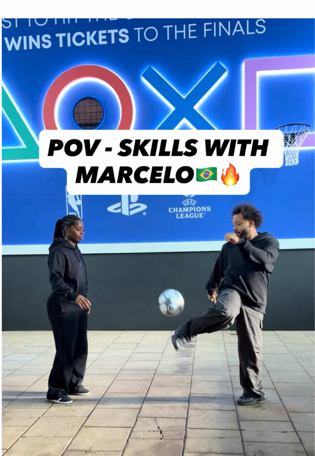 TikTok post by @freda_ayy for PlayStation. Caption reads: #Ad Be the first to complete the @PlayStation....