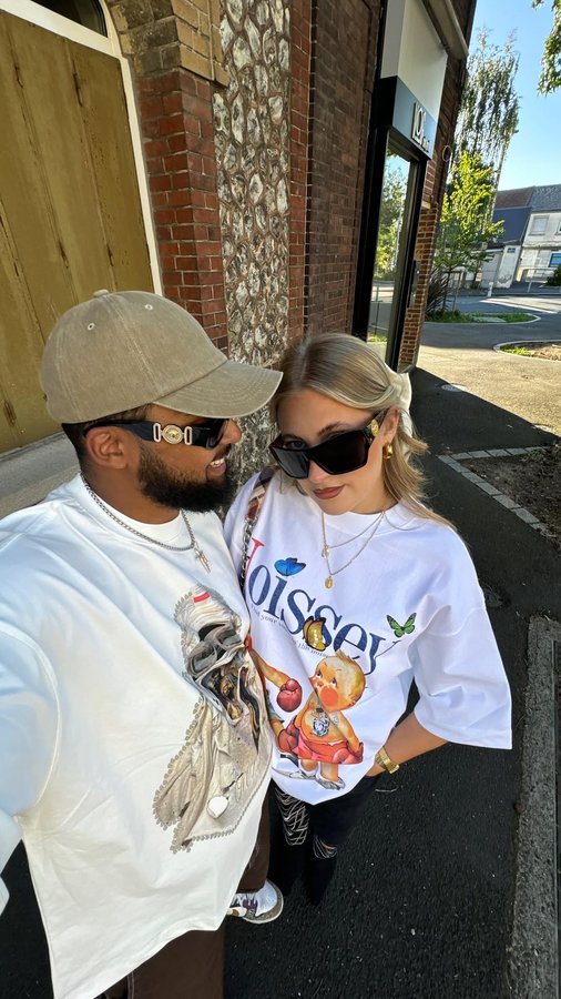 Instagram post by @bbofdaddy for NOISSEY. Caption reads: You and I ❤️ Tees @noissey_official #noissey....