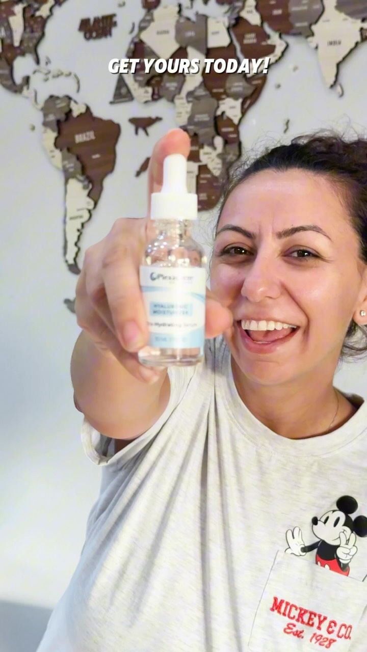 Instagram post by @kerraezgi for Plexaderm. Caption reads: 💧 Say hello to my hydration hero! The @plexaderm....