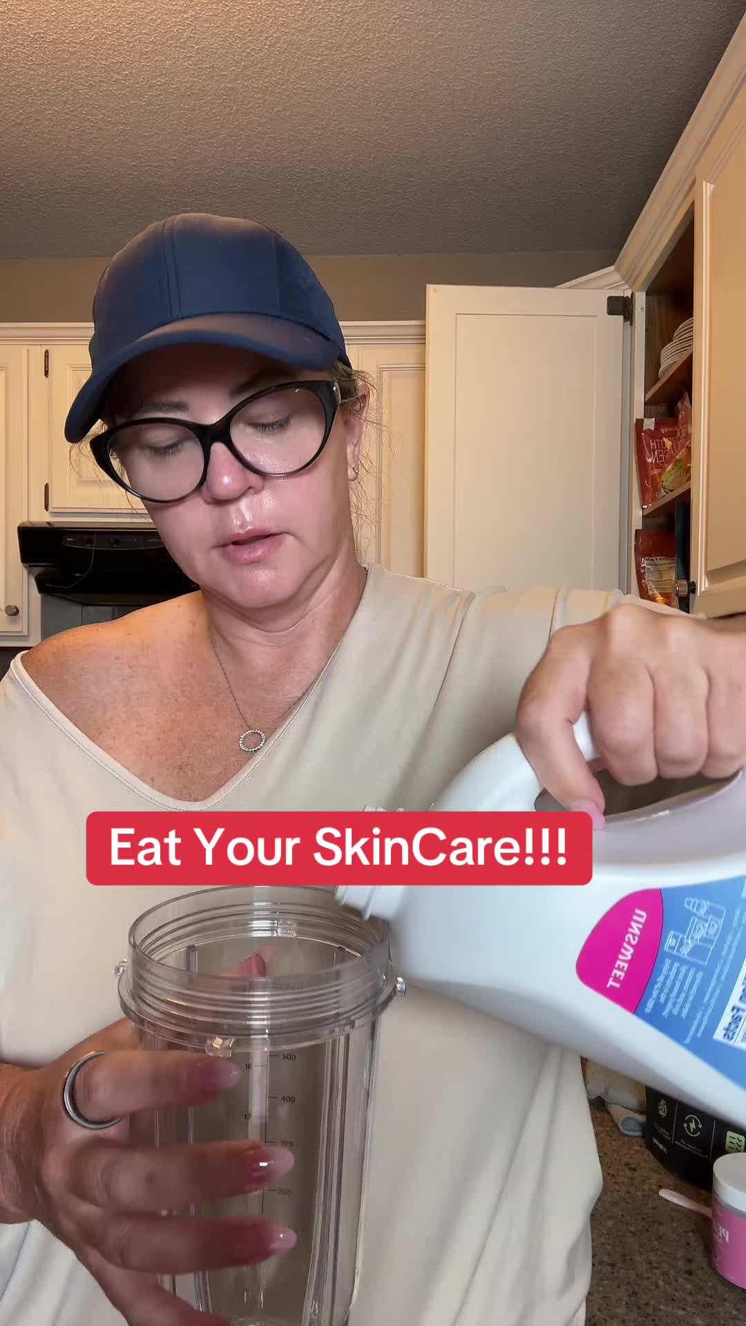 TikTok post by @southern_wellness for Akasha Superfoods. Caption reads: [...] #womenover50 #pearlpowder @Akasha Superfoods....
