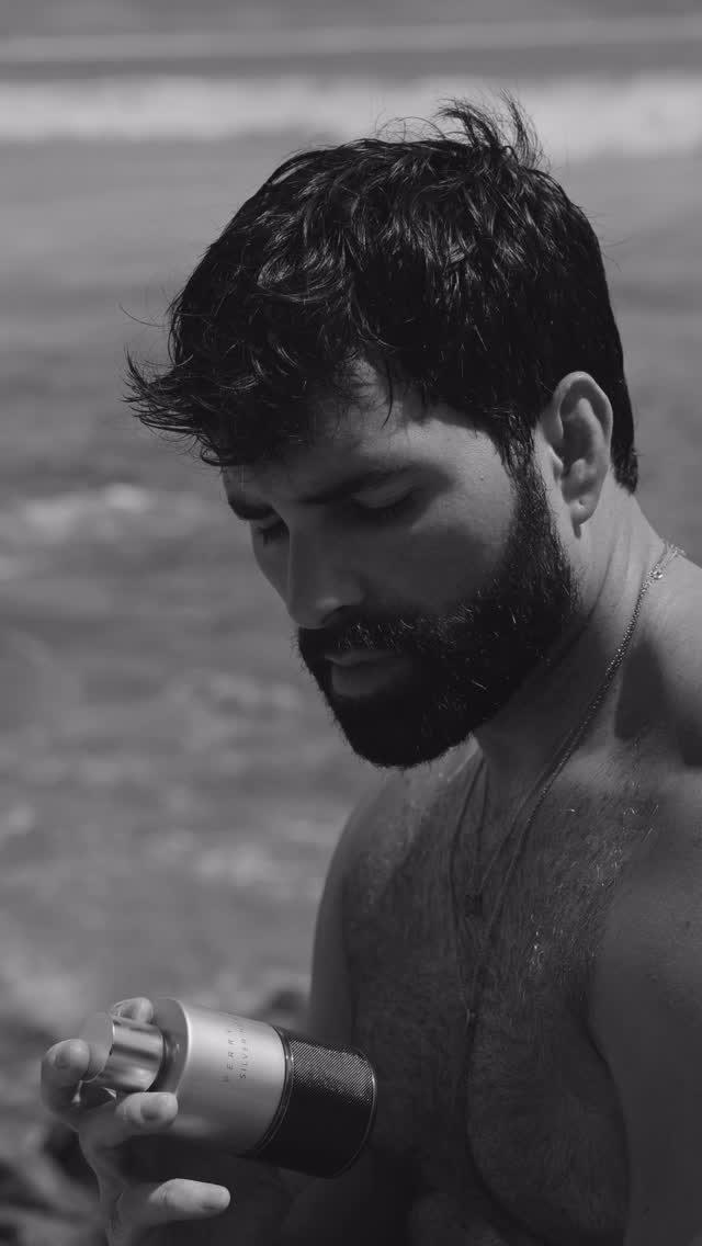 Instagram post by @alanslim for Perry Ellis. Caption reads: New Fragance Perry Ellis Silver Horizon....