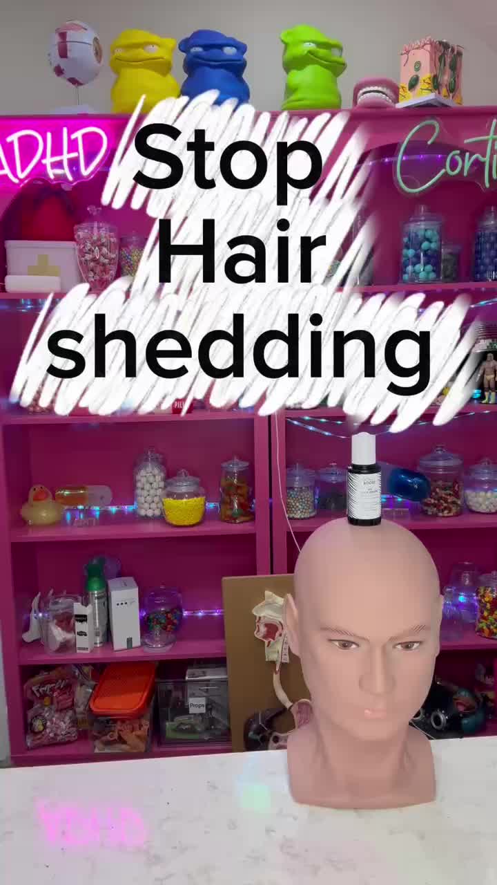 TikTok post by @philsmypharmacist for BondiBoost. Caption reads: [...] #hairshedding #hairtok @BondiBoost .