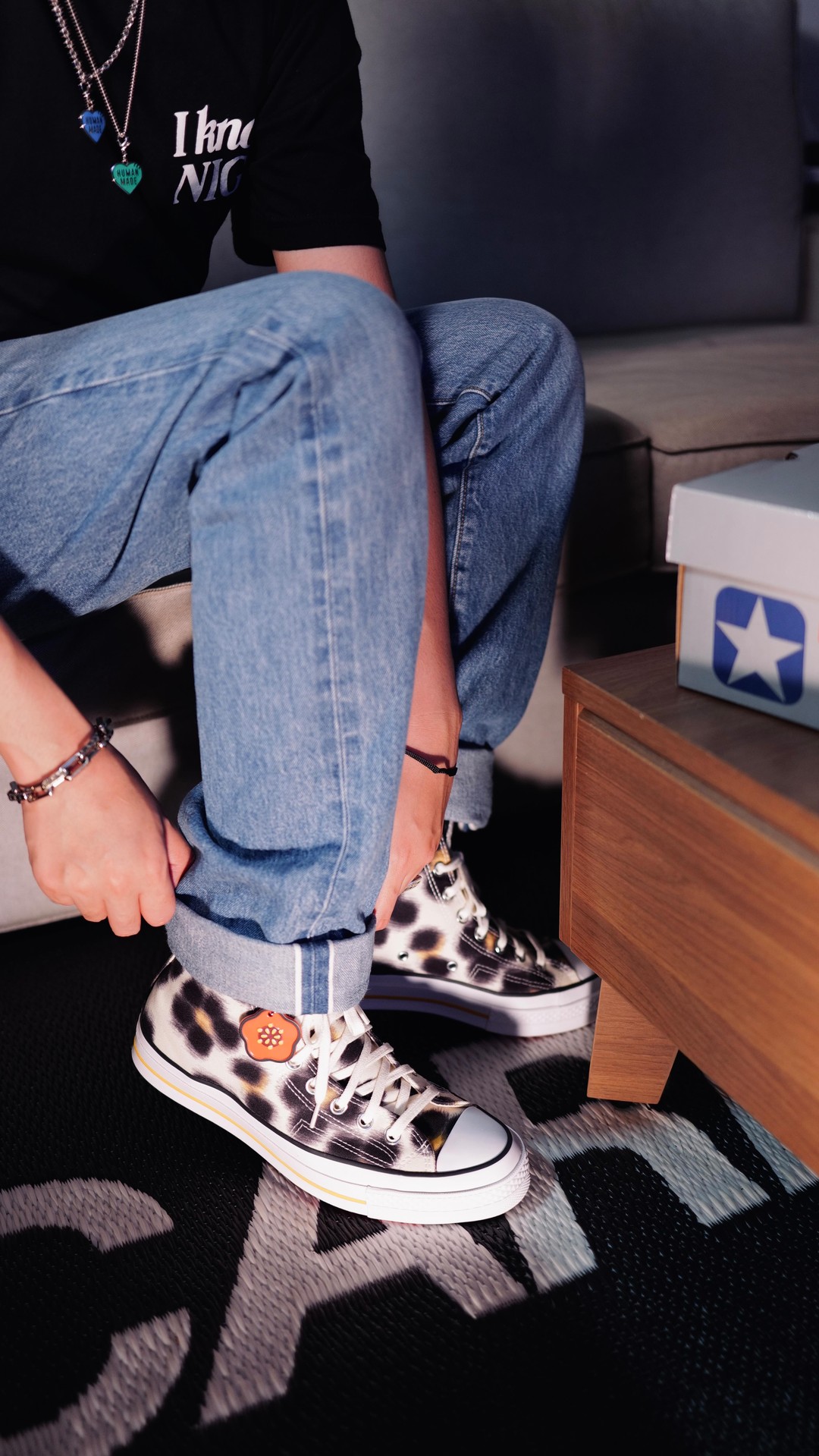 Instagram post by @cityboyth for KENZO. Caption reads: //Converse x Kenzo NiGO
@converse_thai @kenzo....