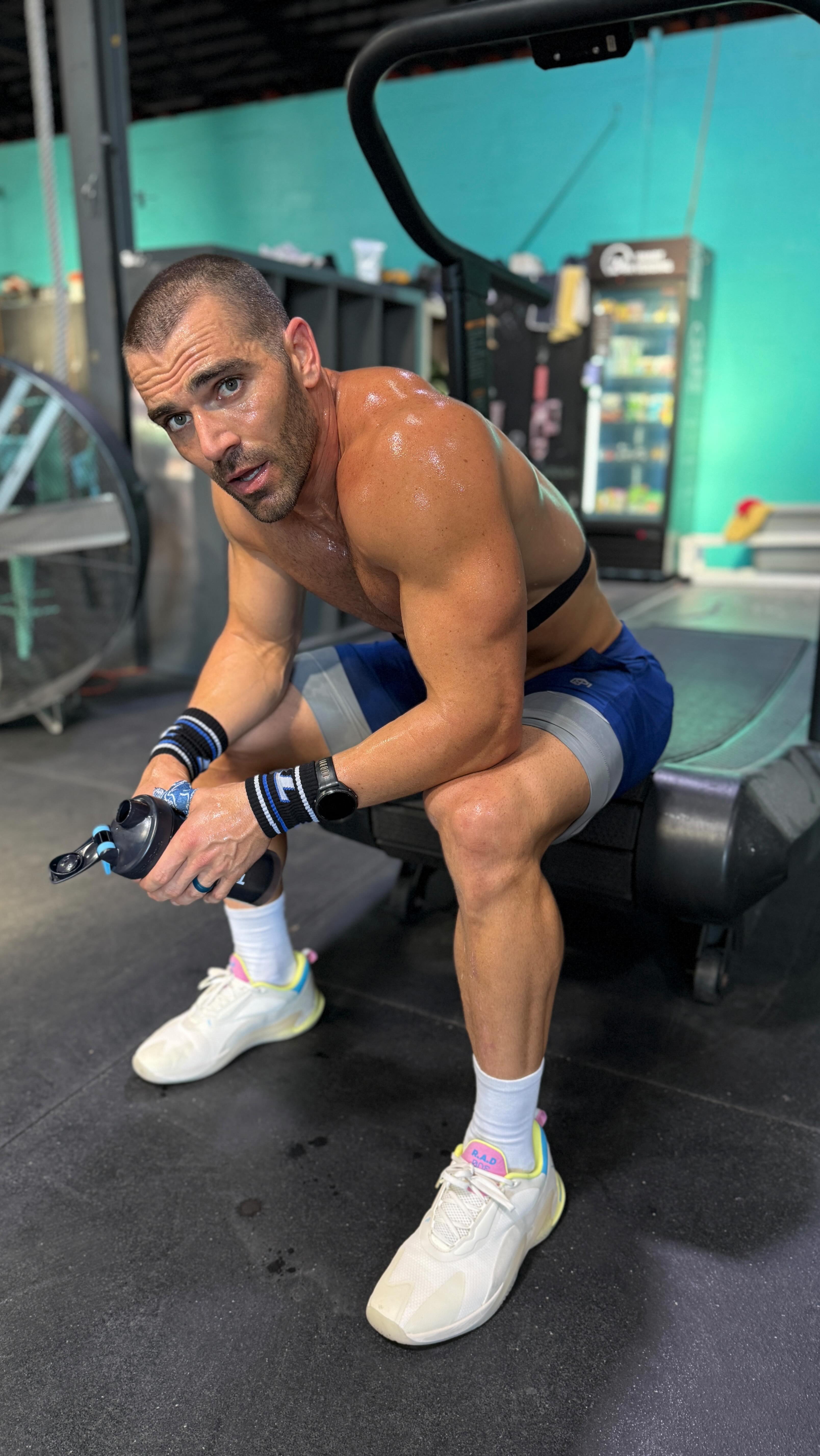 Instagram post by @nickdompierre for Transparent Labs. Caption reads: It’s true, I can’t get enough. I love to train and....