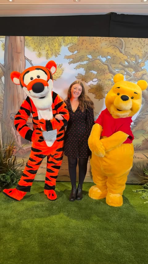 Instagram post by an influencer for Disney UK. Caption reads: [...] and online ✨ @GeorgeatAsda @DisneyUK....