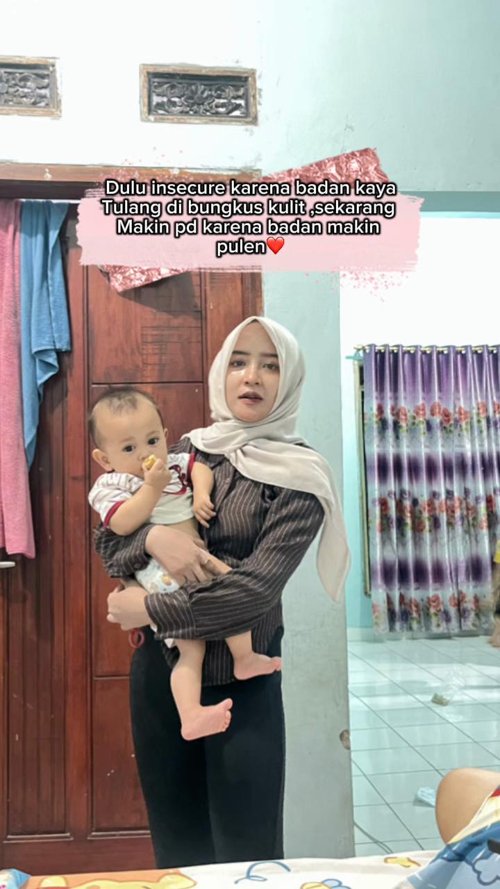 TikTok post by @rianty_nrhsnh17 for Wookey Weight. Caption reads: Kalau mau pulen wajib minum @Wookey Official....