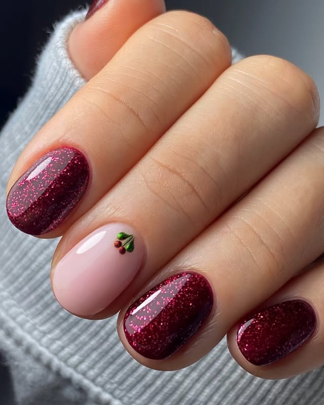 Instagram post by @monmayernails for NUXE. Caption reads: [...] Chrome Powder
@loccitane Hand Cream @nuxe....