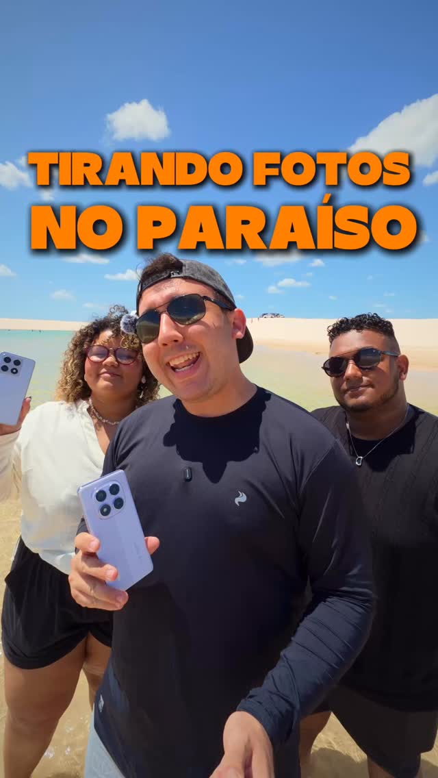 Instagram post by @aprincesatech for Xiaomi. Caption reads: TIRAMOS FOTOS nos LENÇÓIS MARANHENSES usando o....